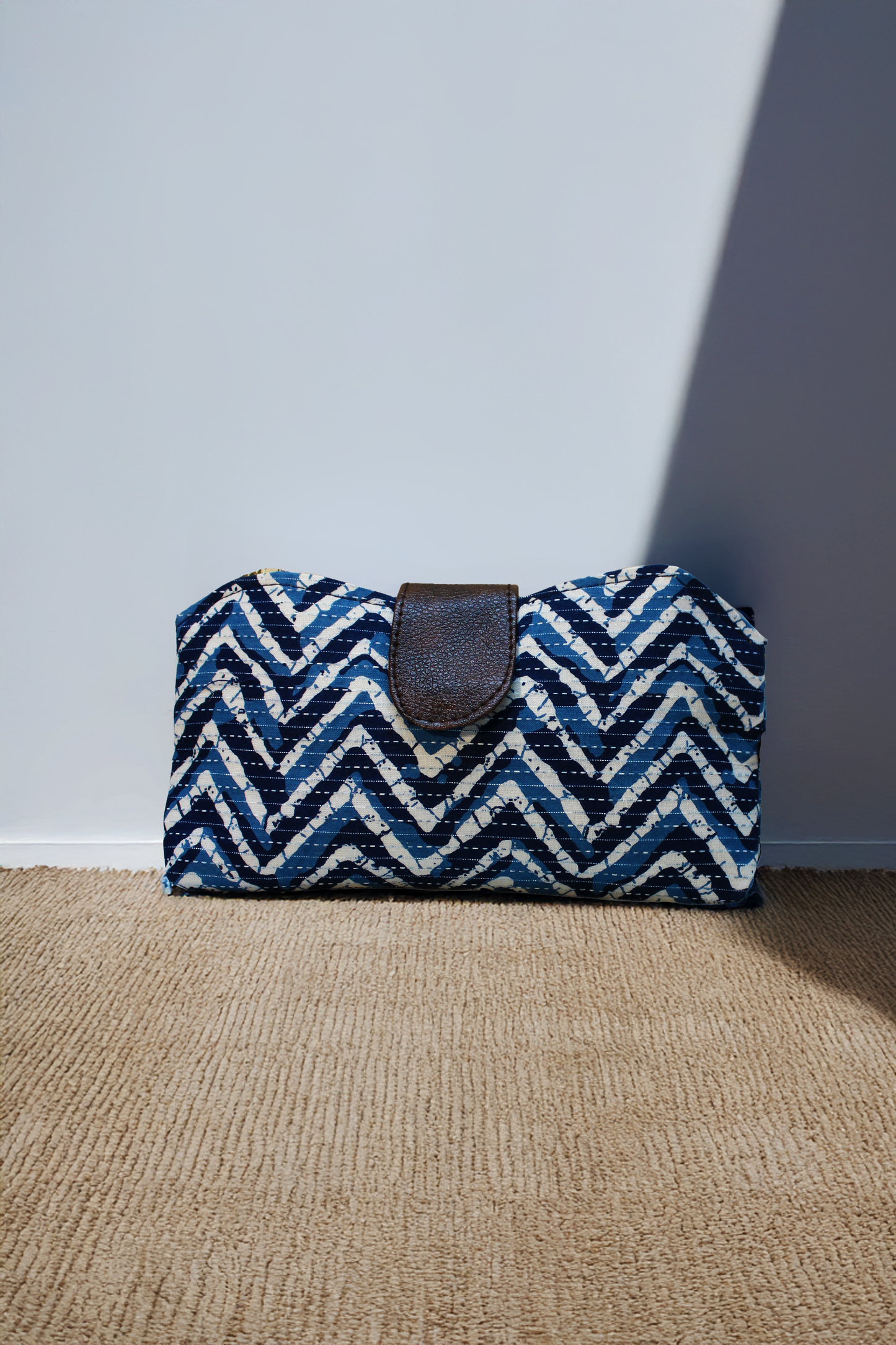 Handblock Printed Tote Bag Combo 3 - Tote+glass Case