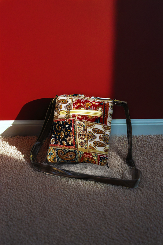 Handblock Print - Small Sling 1