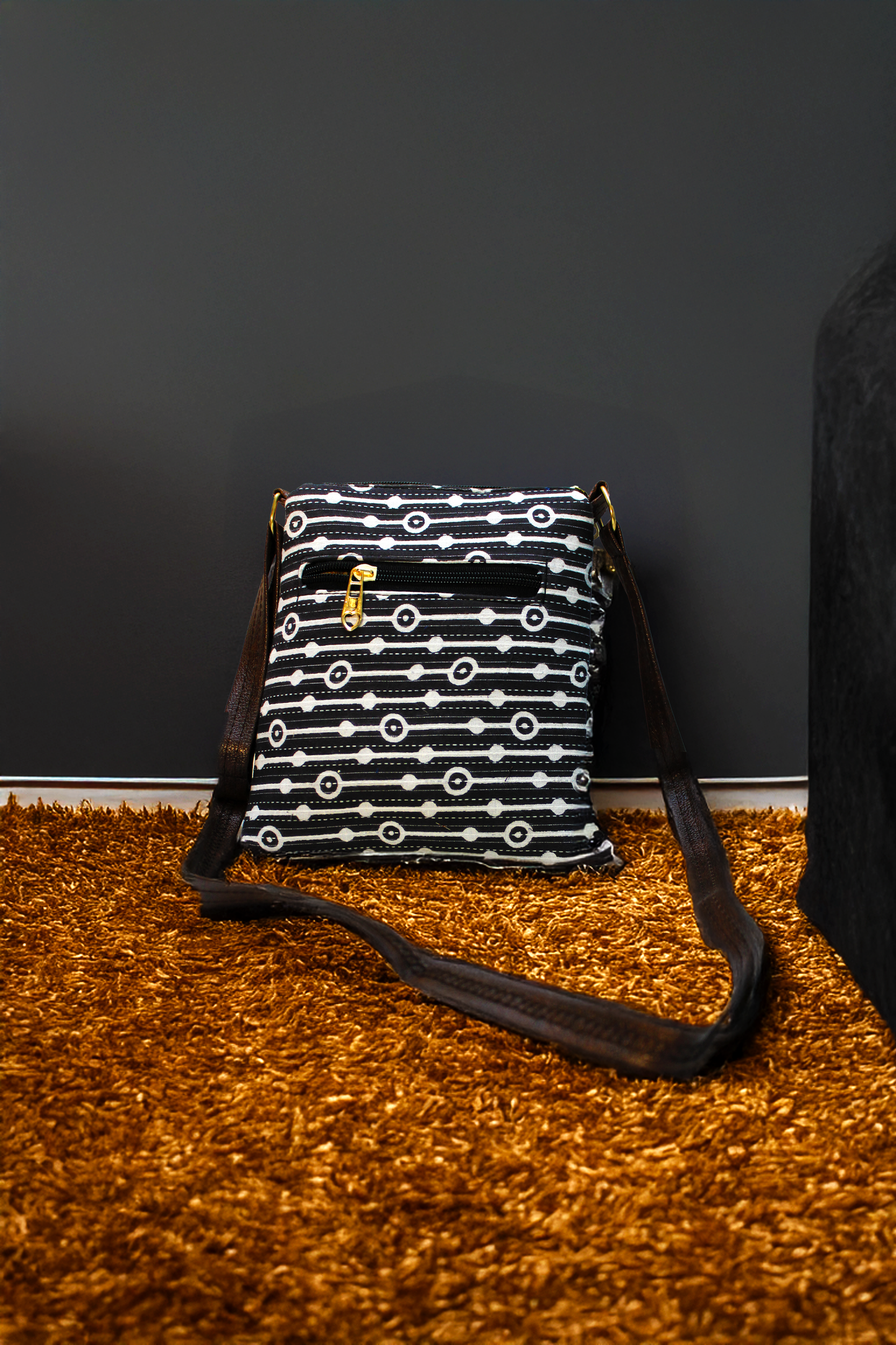 Handblock Print - Small Sling 5