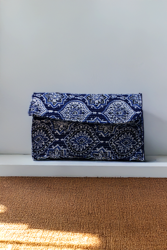 Handblock Printed Tote Bag Combo 10 - Tote+glass Case