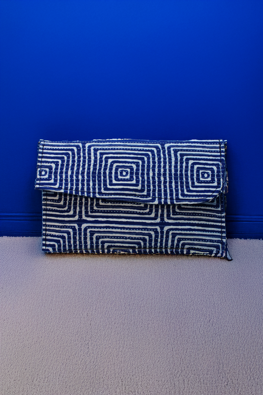 Handblock Printed Tote Bag Combo 11 - Tote+glass Case