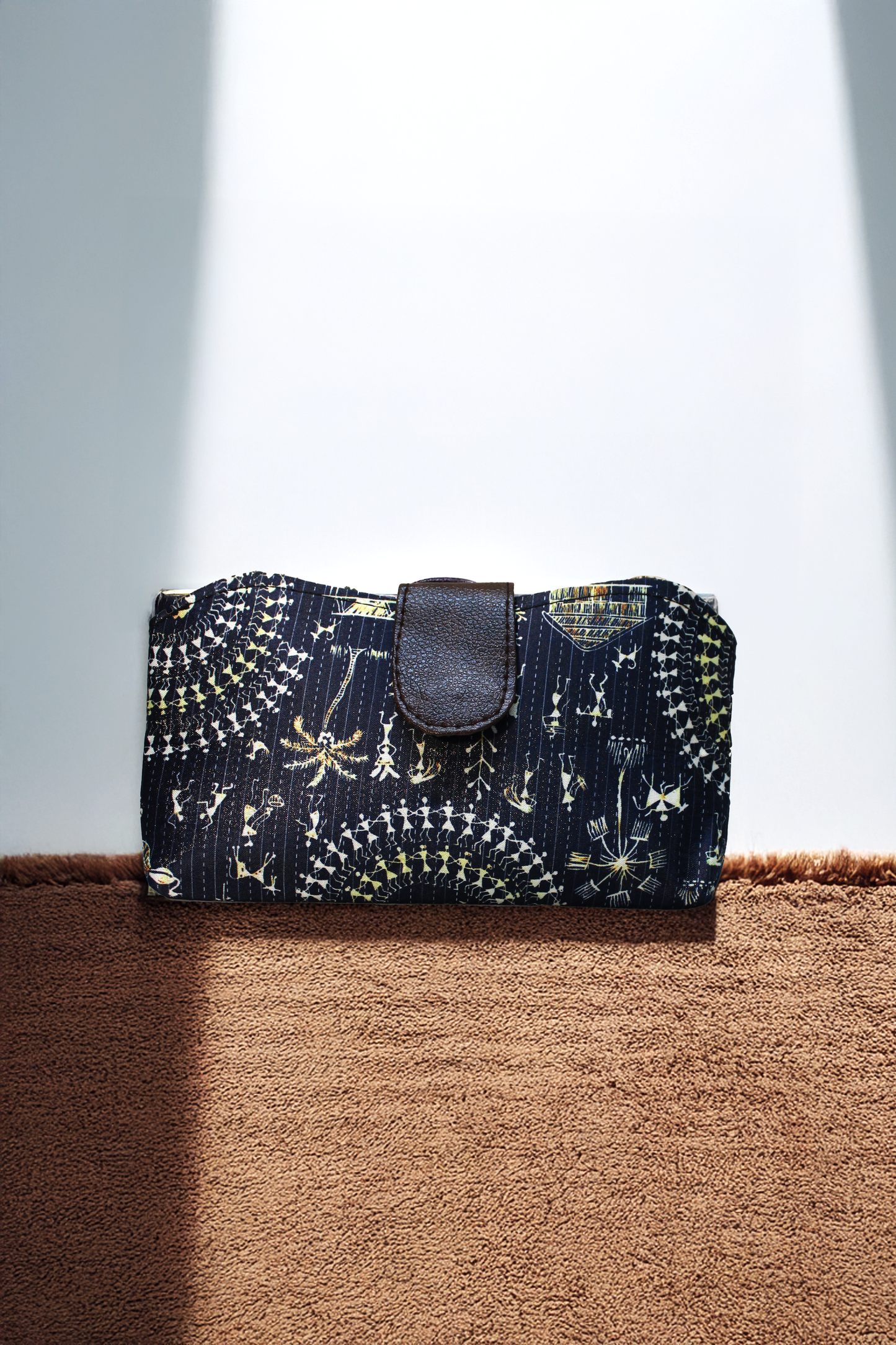 Handblock Printed Tote Bag Combo 2 - Tote+glass Case