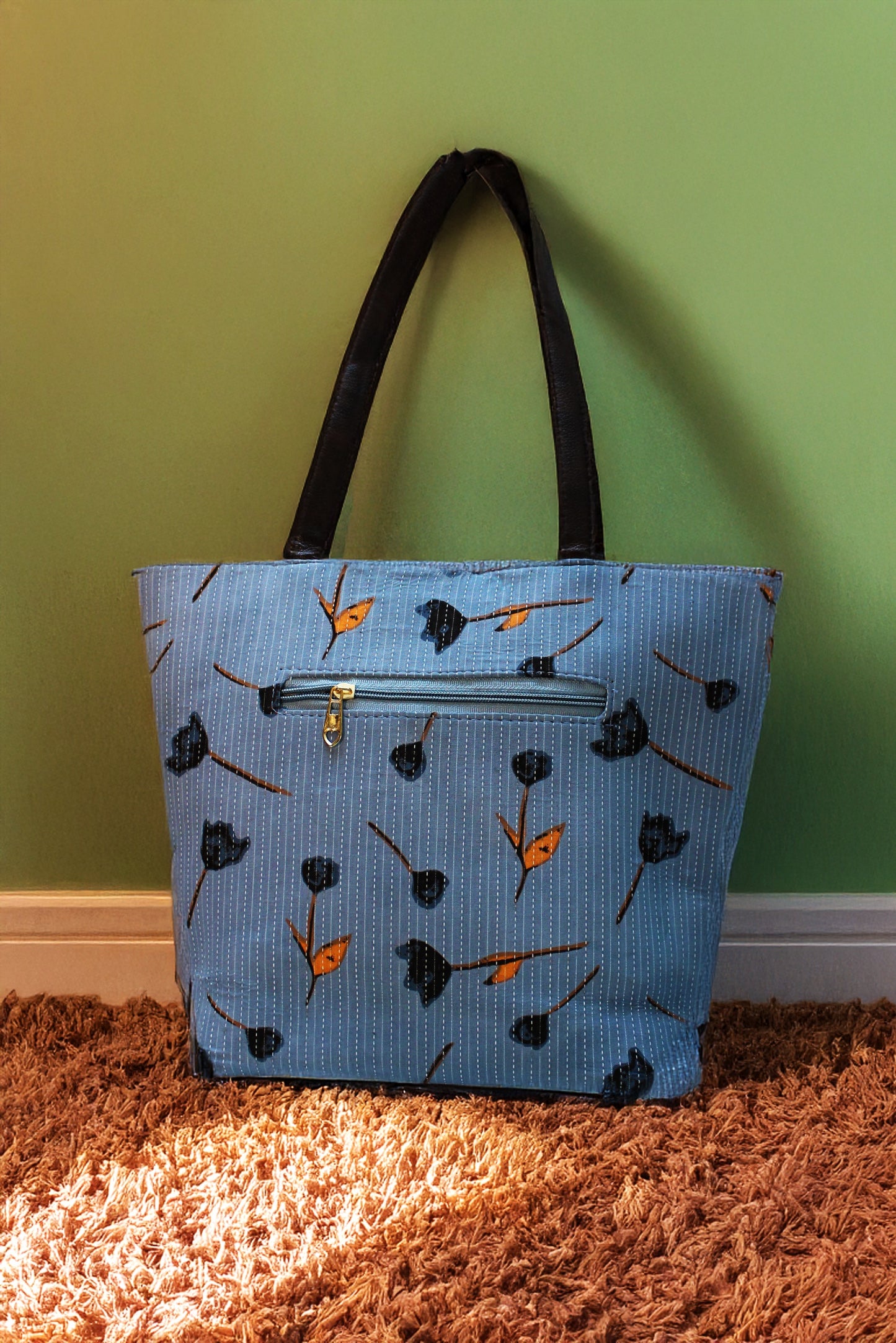 Handblock Printed Tote Bag Combo 6 - Tote+glass Case