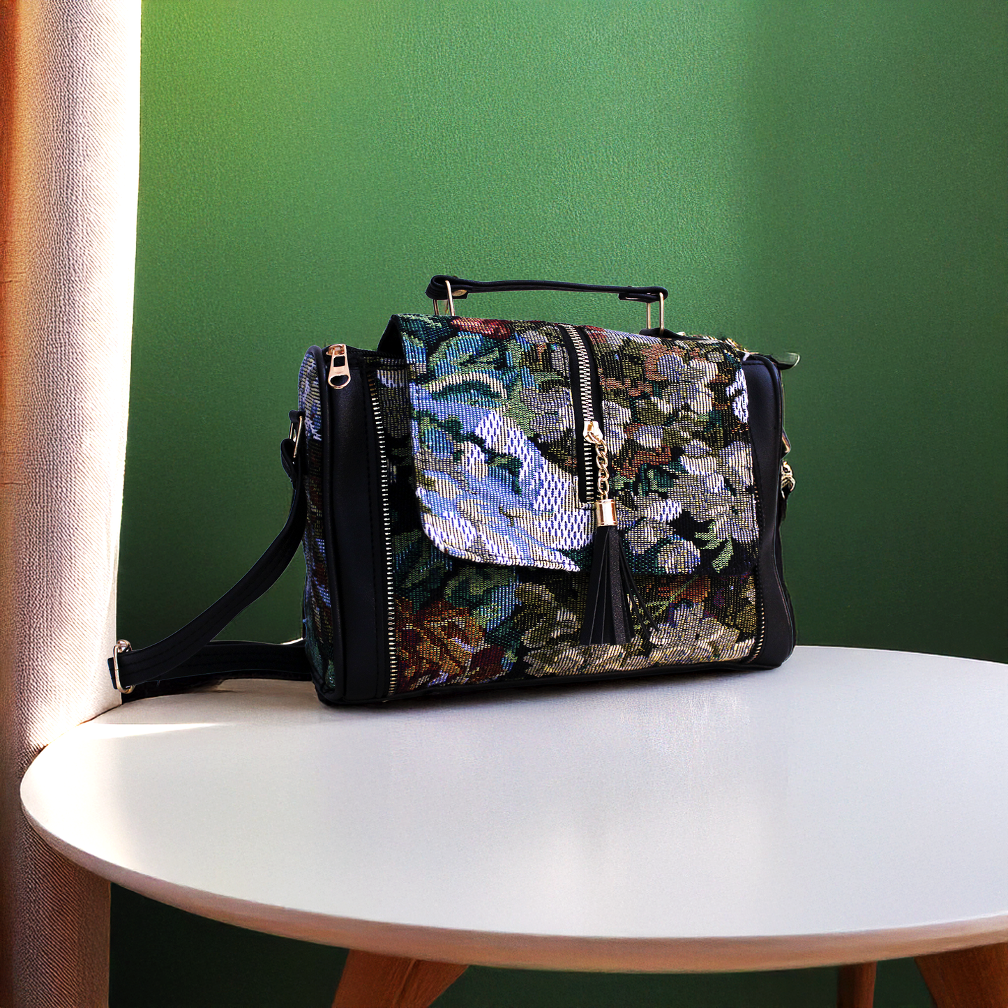 Regal Tangaliya Sling Bag – Indigo