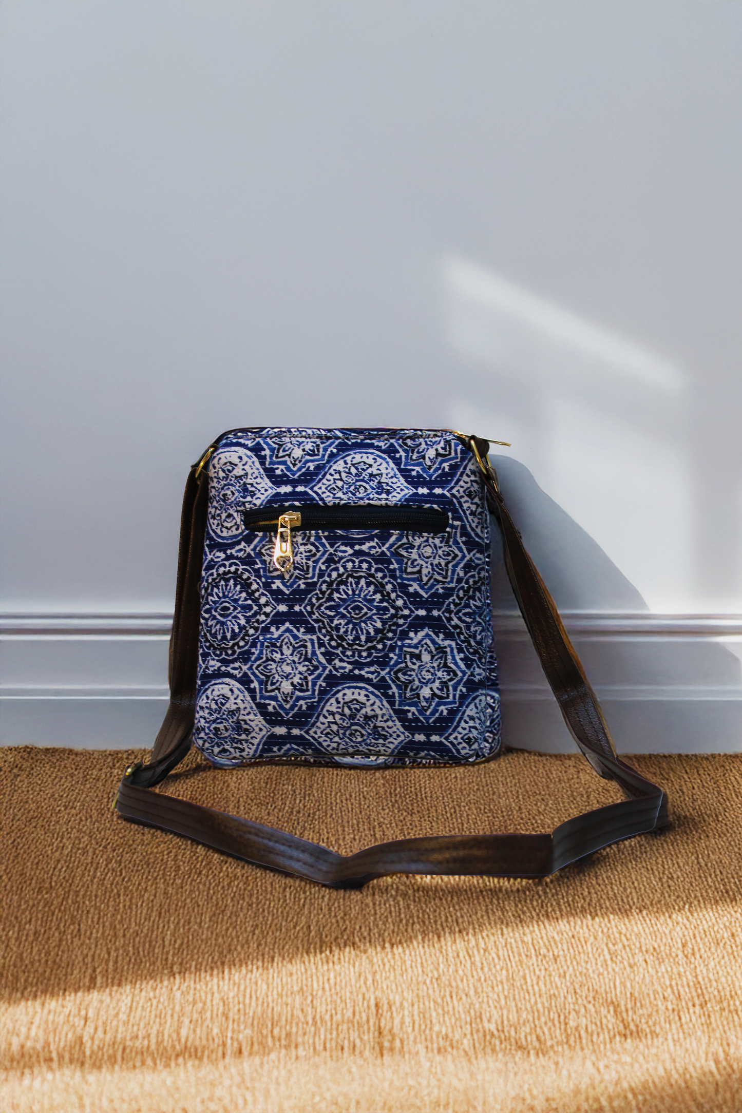 Handblock Print - Small Sling 10