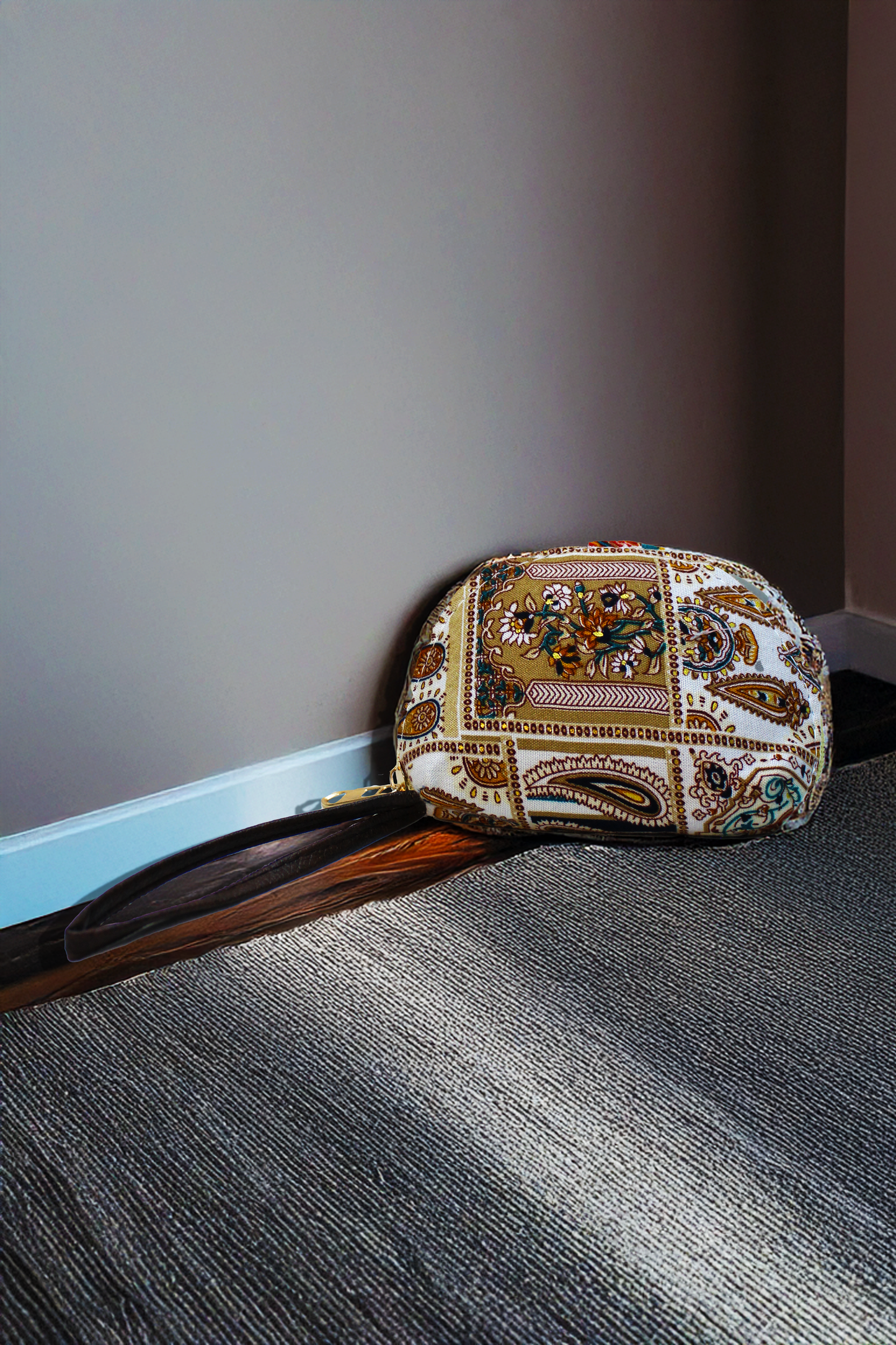 Handblock Printed Tote Bag Combo 1 - Tote+glass Case