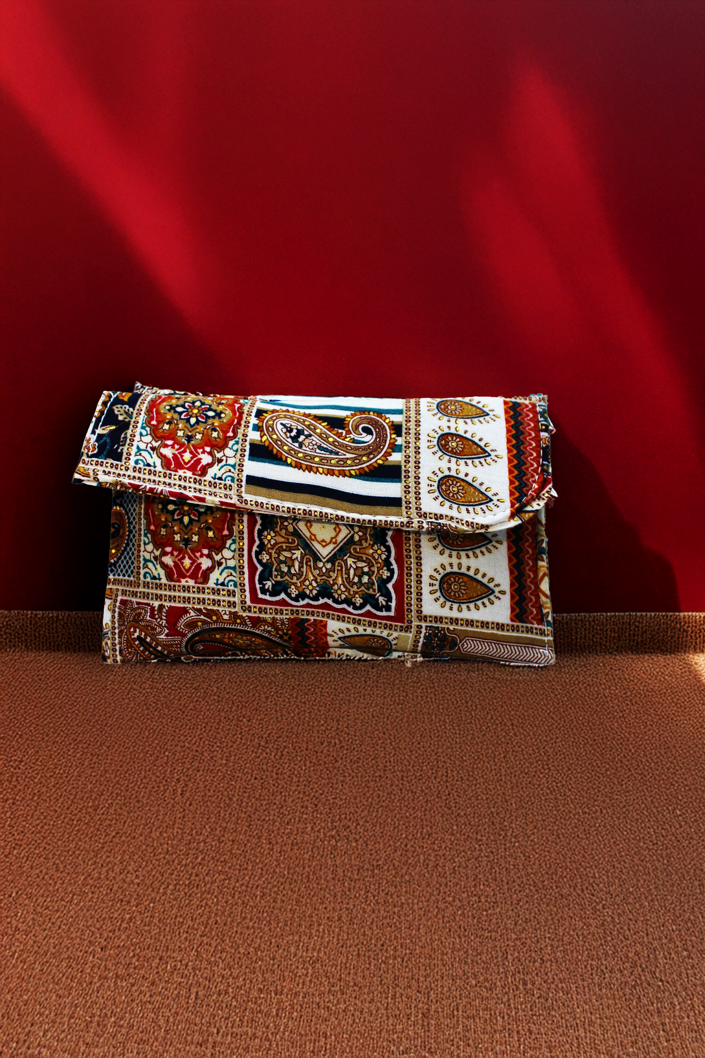 Handblock Printed Tote Bag Combo 1 - Tote+glass Case