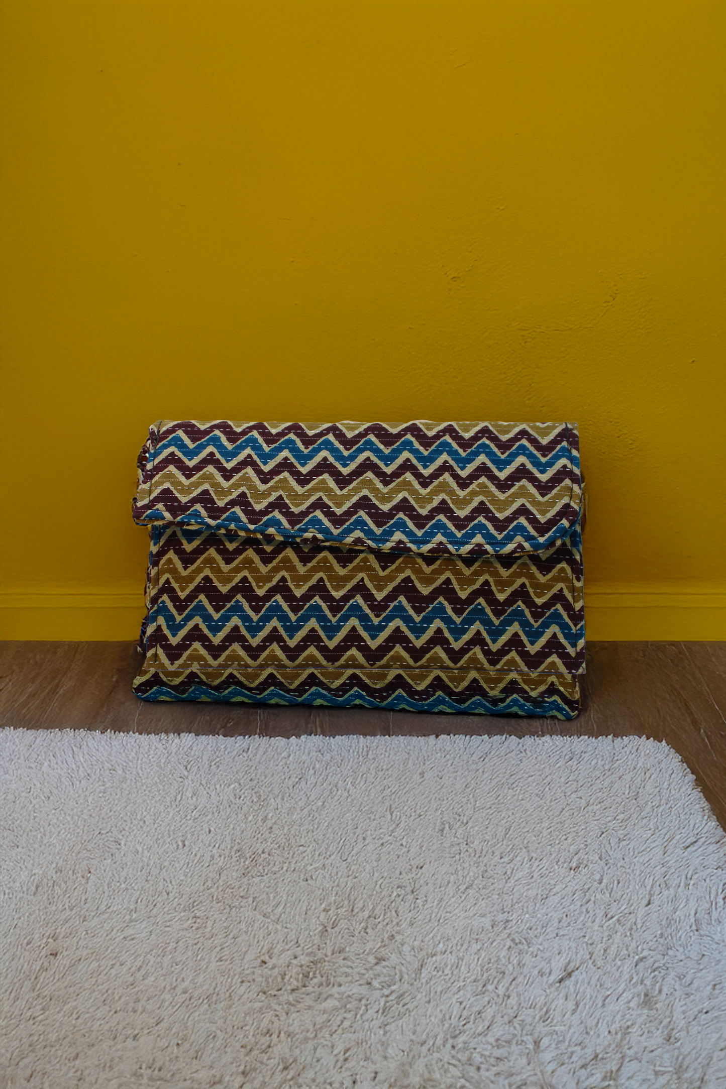 Handblock Printed Tote Bag Combo 8 - Tote+glass Case