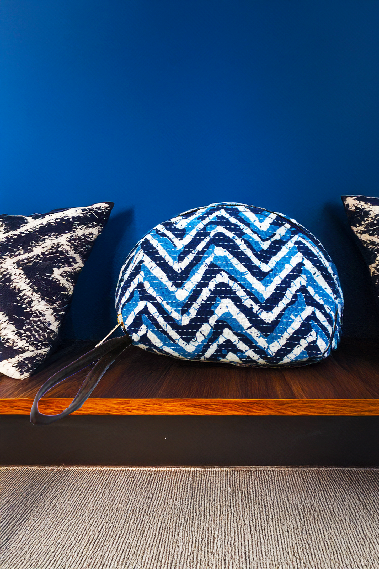 Handblock Printed Tote Bag Combo 3 - Tote+glass Case