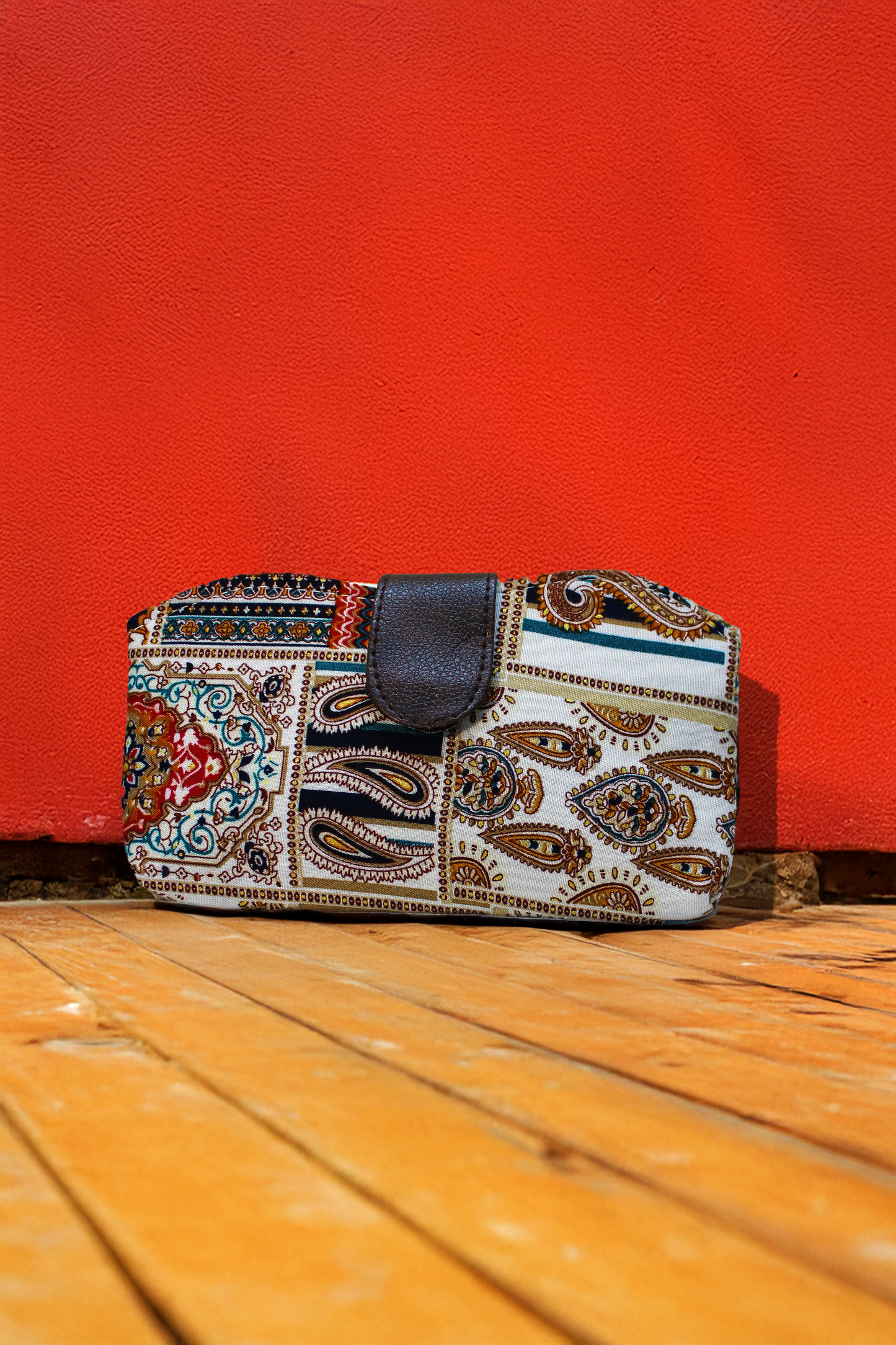 Handblock Printed Tote Bag Combo 1 - Tote+glass Case