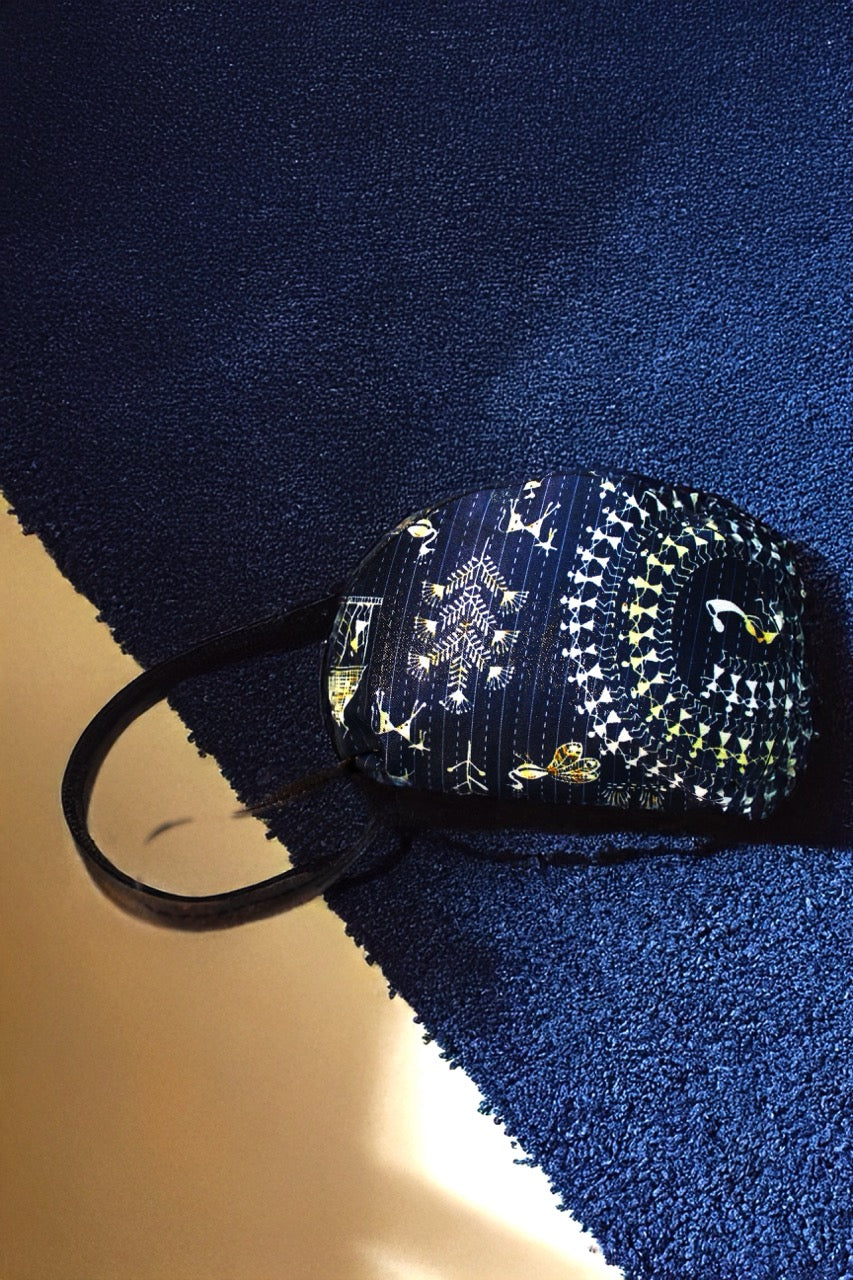 Handblock Printed Tote Bag Combo 2 - Tote+glass Case