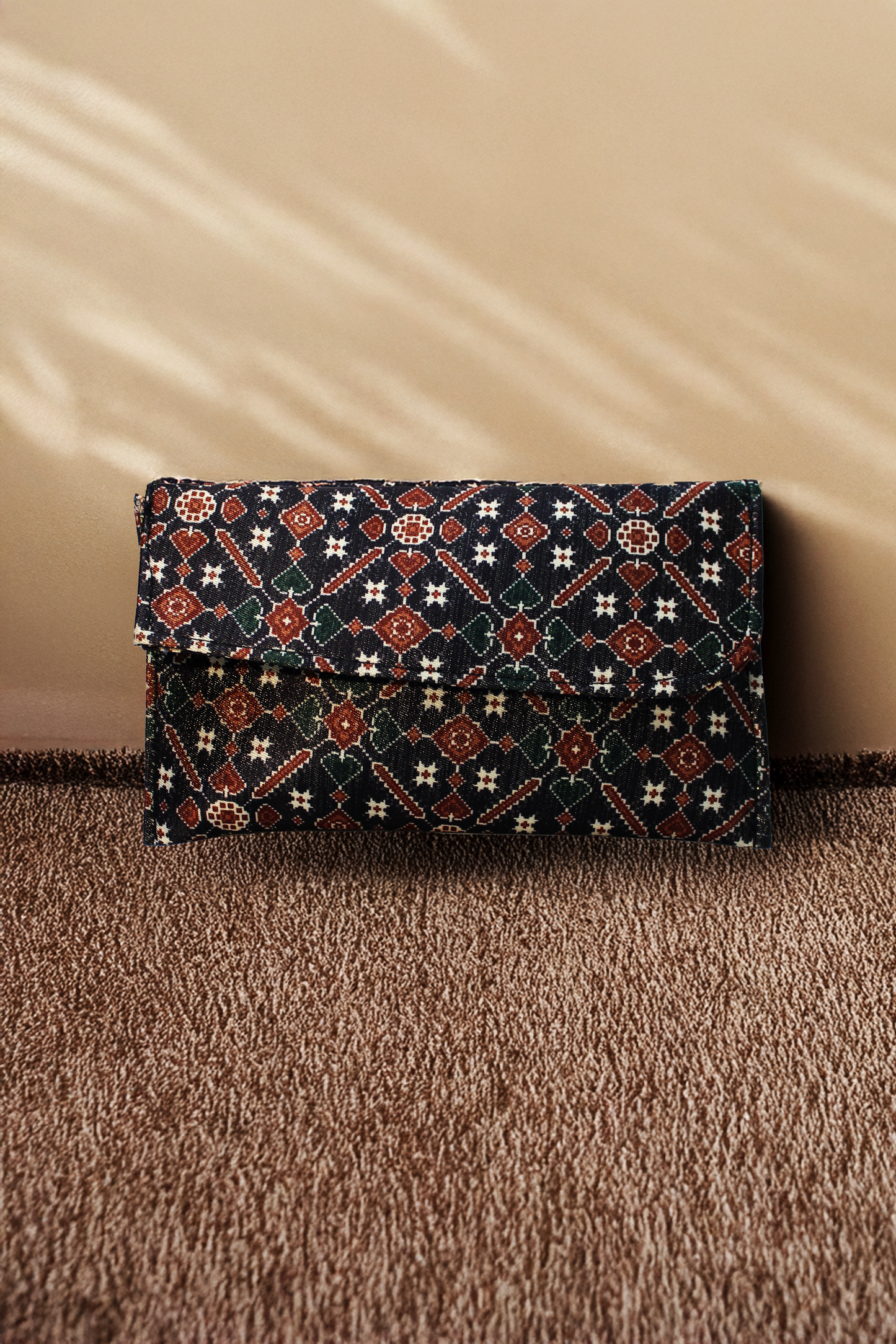 Handblock Printed Tote Bag Combo 7 - Tote+glass Case