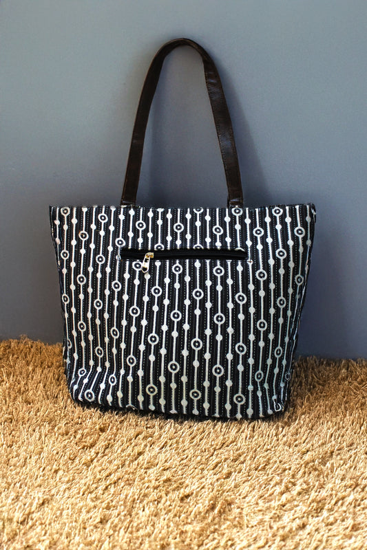 Handblock Printed Tote Bag Combo 5 - Tote+glass Case