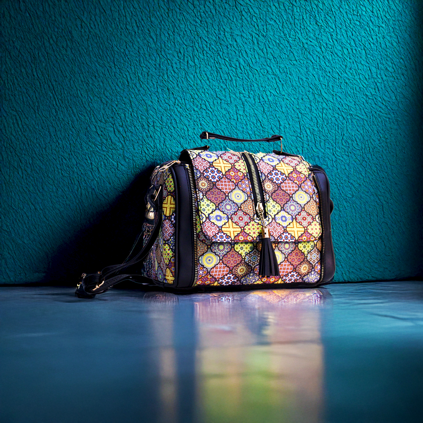 Vibrant Heritage Sling Bag