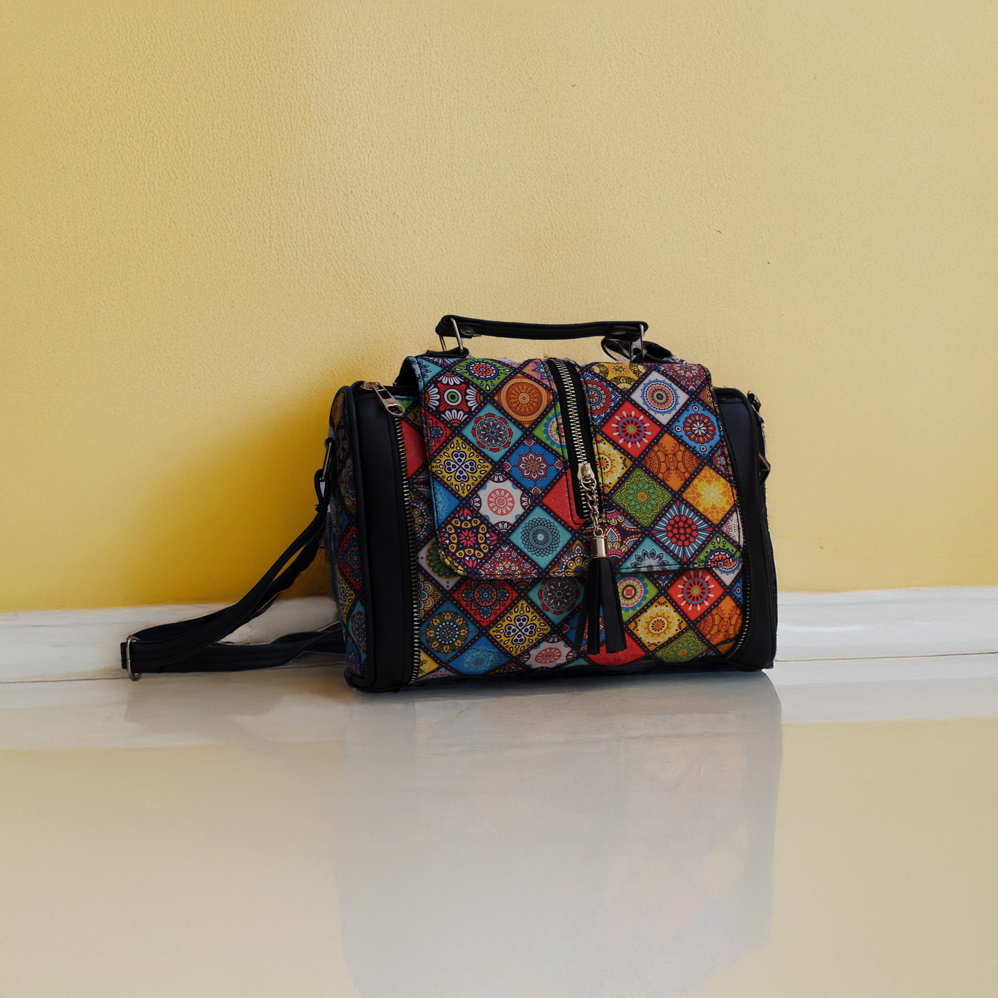 Vibrant Heritage Sling Bag
