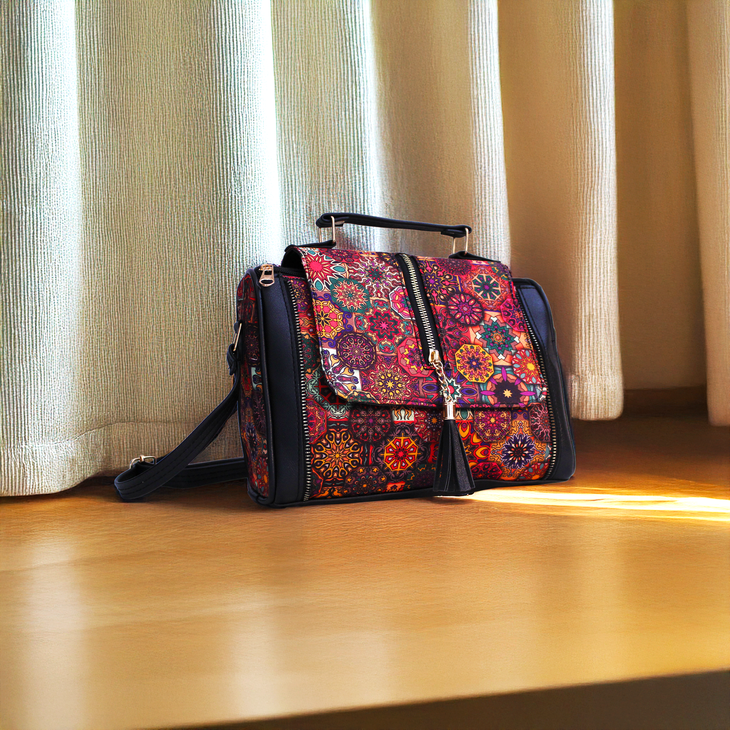 Vibrant Heritage Sling Bag