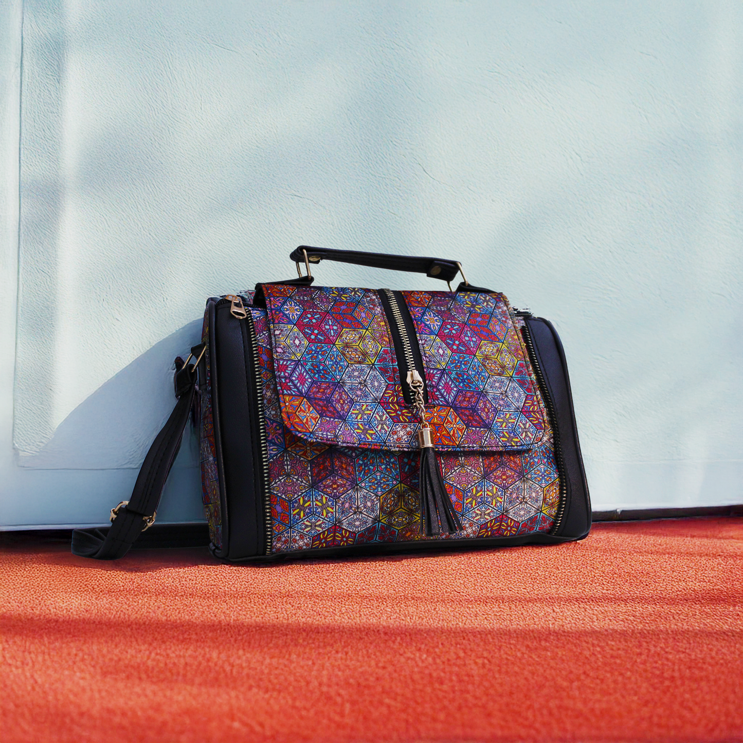 Vibrant Heritage Sling Bag