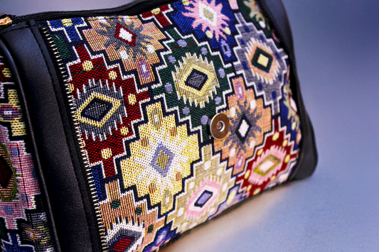 Regal Jute bag - Geometric pattern