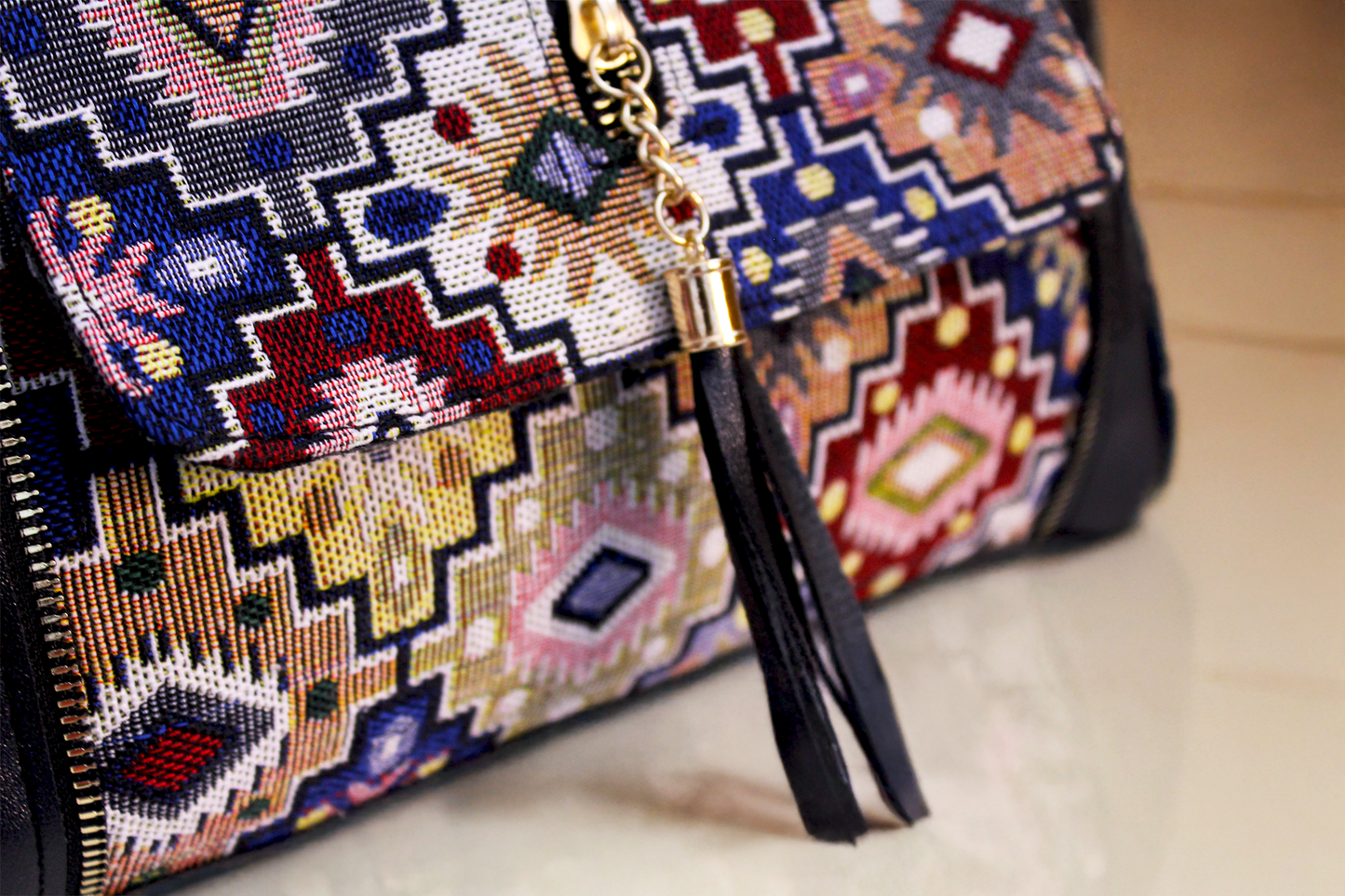 Sling Bag Jute Cotton 2